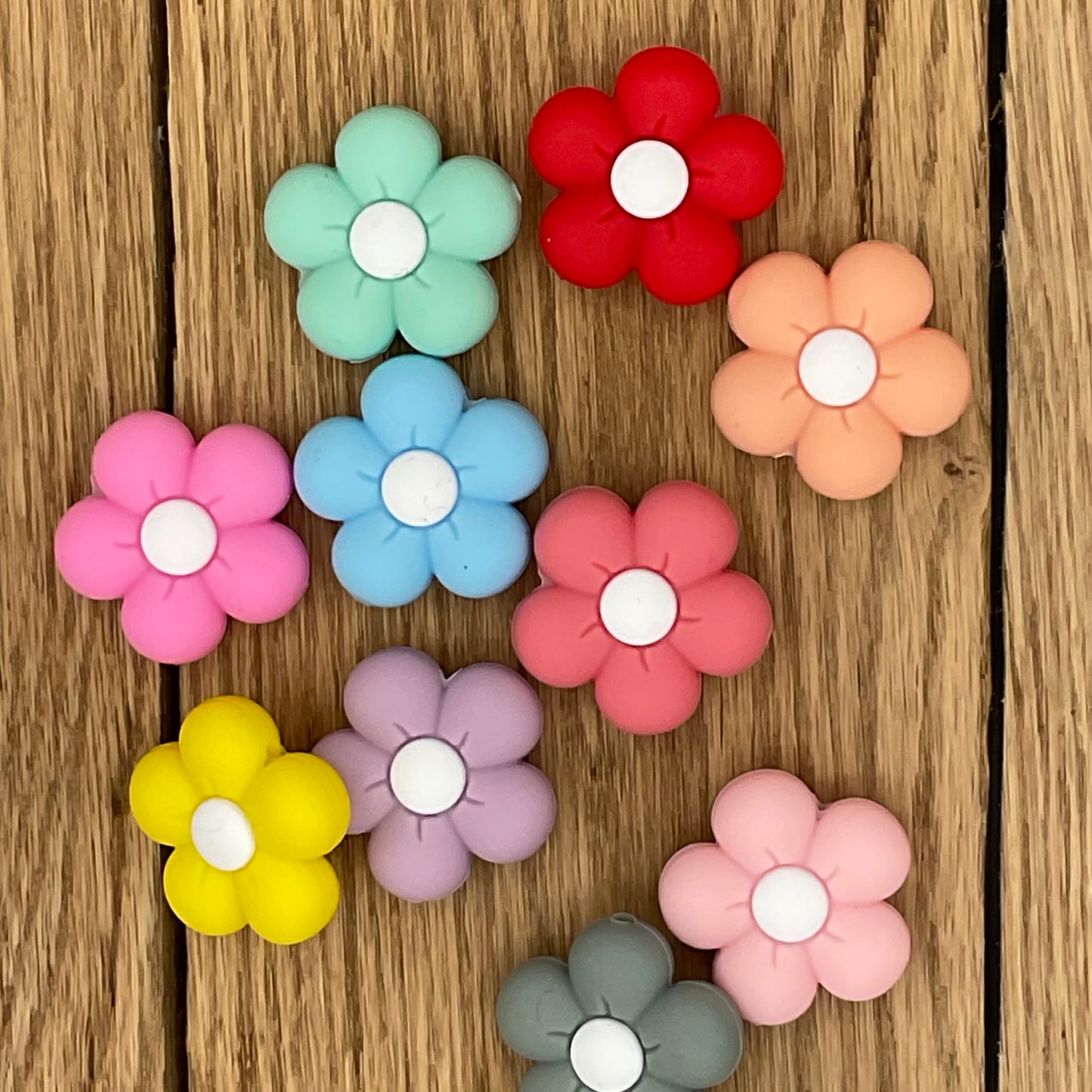 Flower Assorted Colors - Stitch Stopper