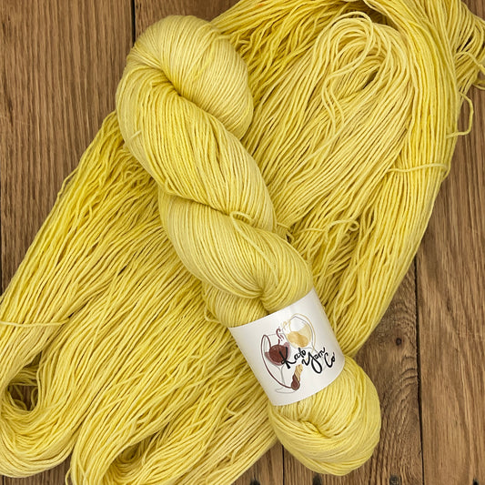 Lemon Drop  - Fingering Wool/Cotton